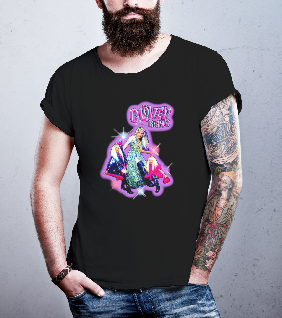 Clover Bish Clover Dollz Shine Glam Trio T-Shirt