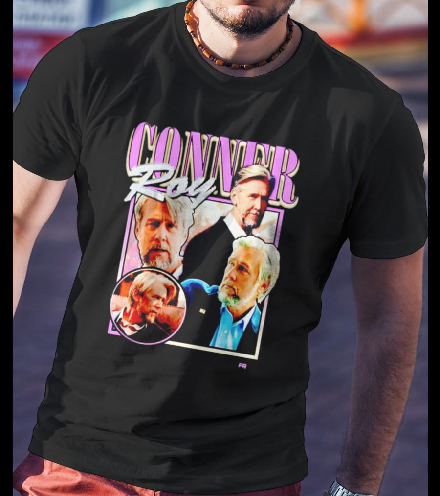 Connor Roy Retro Style Portrait Compilation T-Shirt