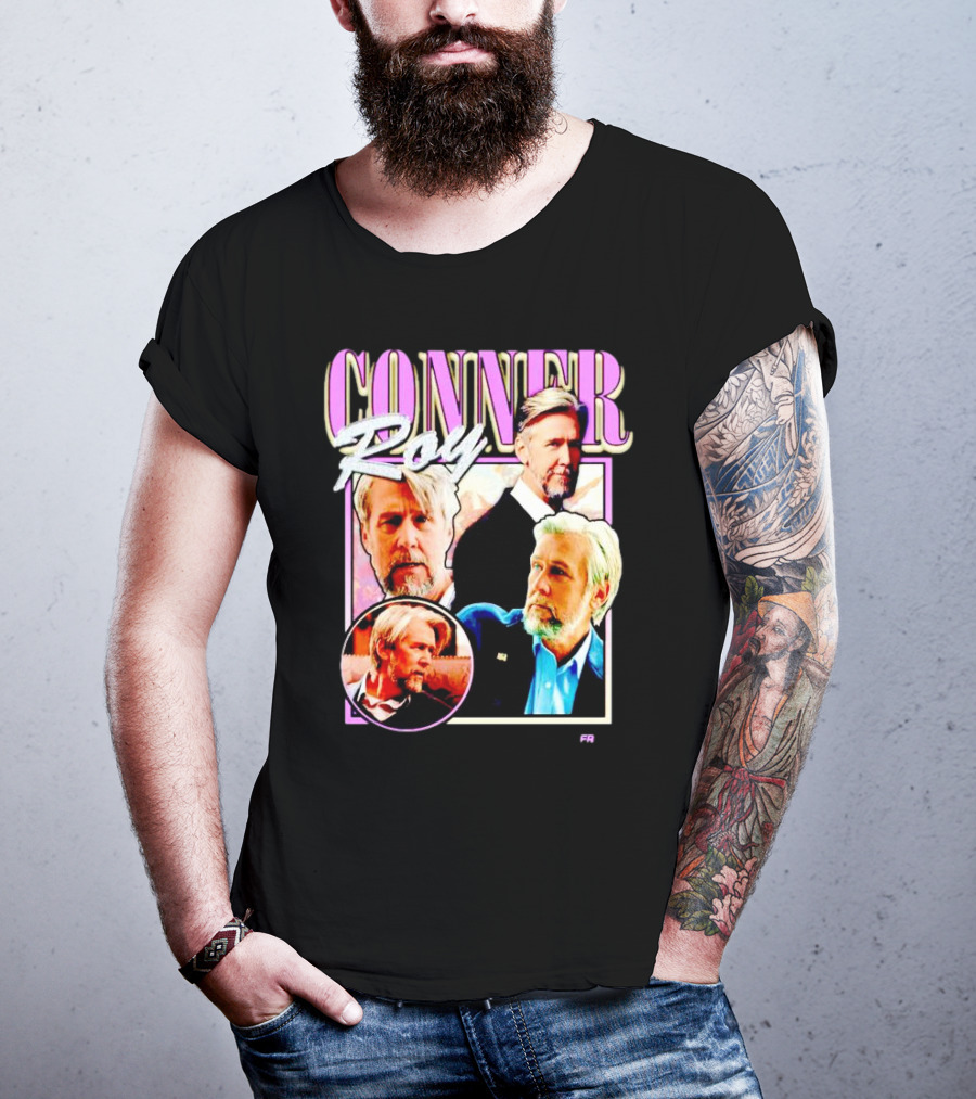 Connor Roy Retro Style Portrait Compilation T-Shirt