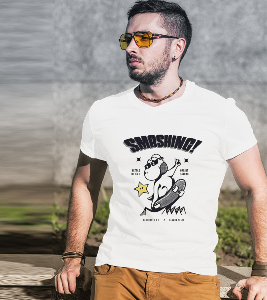 Battle Of BC 5 Vancouver B.C. Canada Place Galint Gaming Smashing T-Shirt