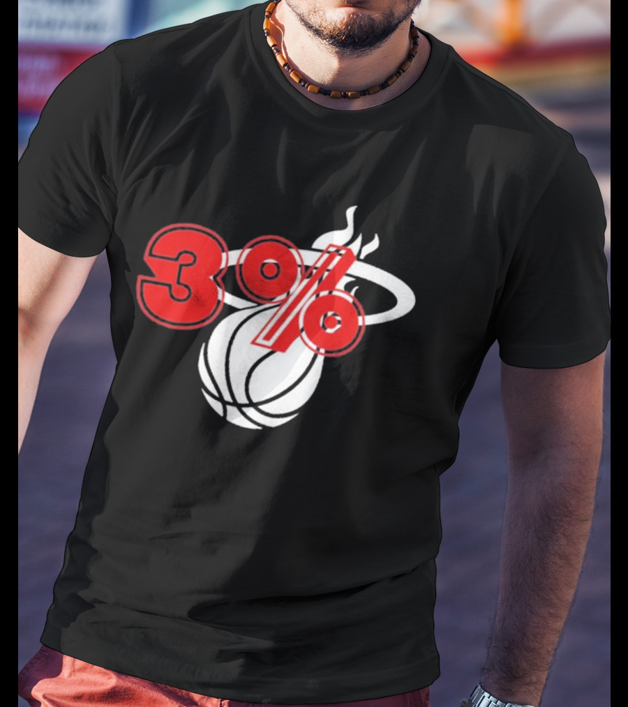 3% Heat Culture Miami Basketball T-Shirt