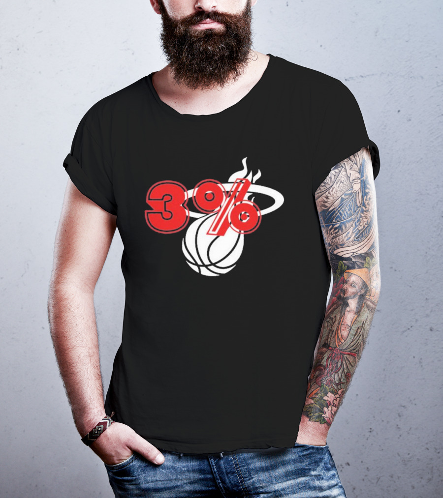 3% Heat Culture Miami Basketball T-Shirt
