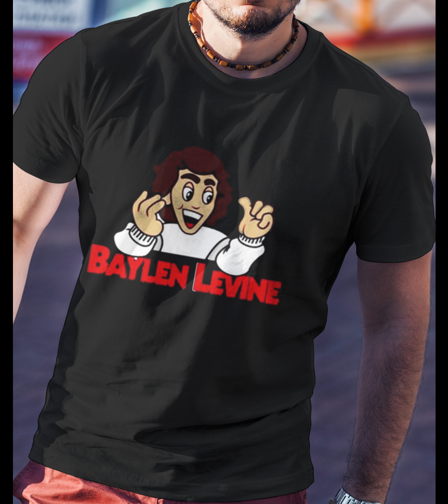 Baylen Levine Cartoon Character Gesture T-Shirt
