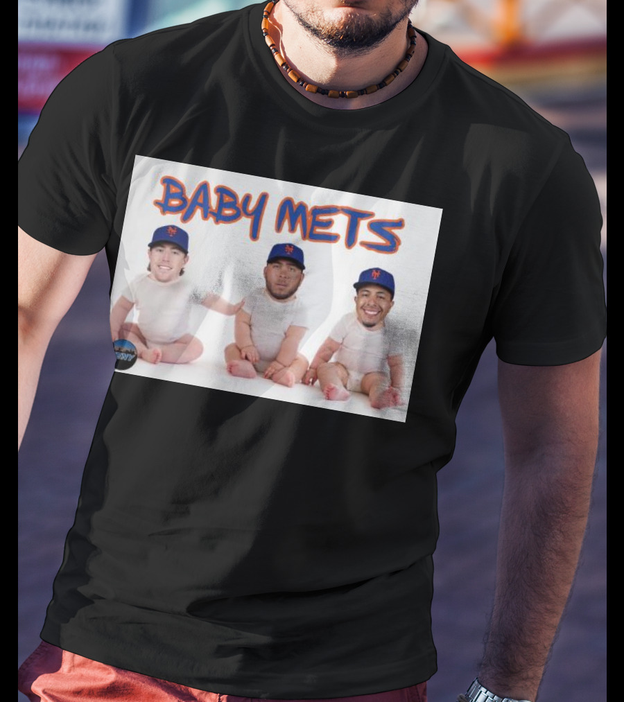 Brett Baty Mark Vientos Francisco Álvarez Baby Mets New York Mets T-Shirt