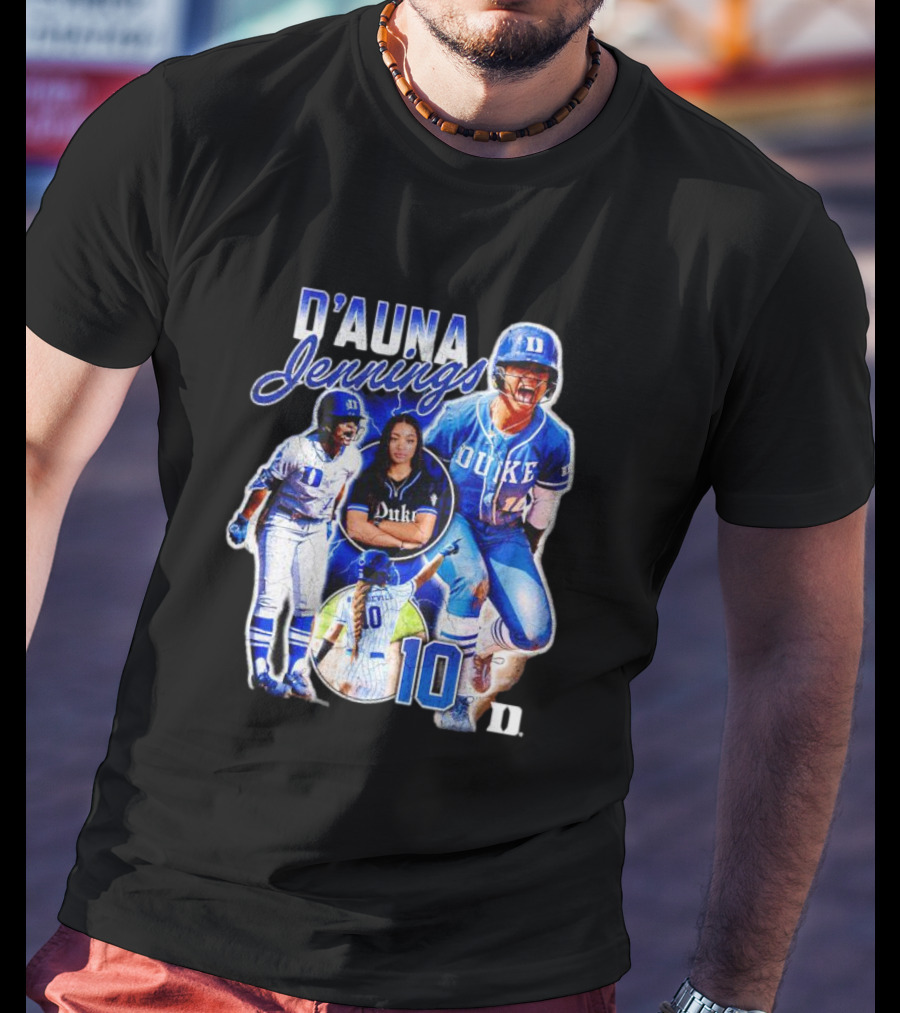 D'auna Jennings Duke Softball 10 T-Shirt