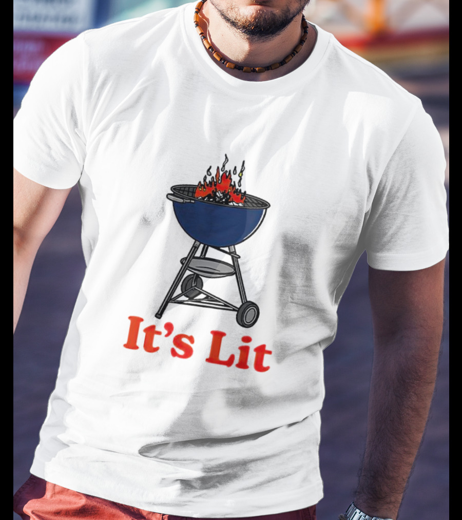 It's Lit Grill Flame Barbecue T-Shirt