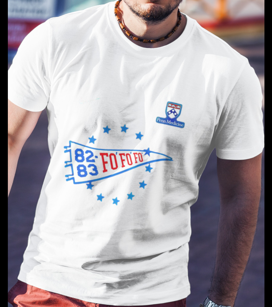 James Harden Philadelphia 76ers 82 83 Fo Fo Fo Penn Medicine T-Shirt