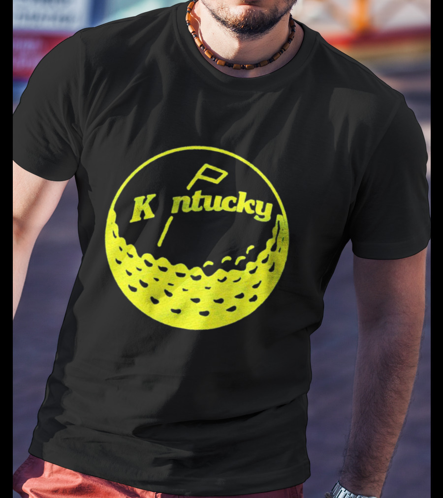 Kentucky Golf Ball Logo With Retro T-Shirt