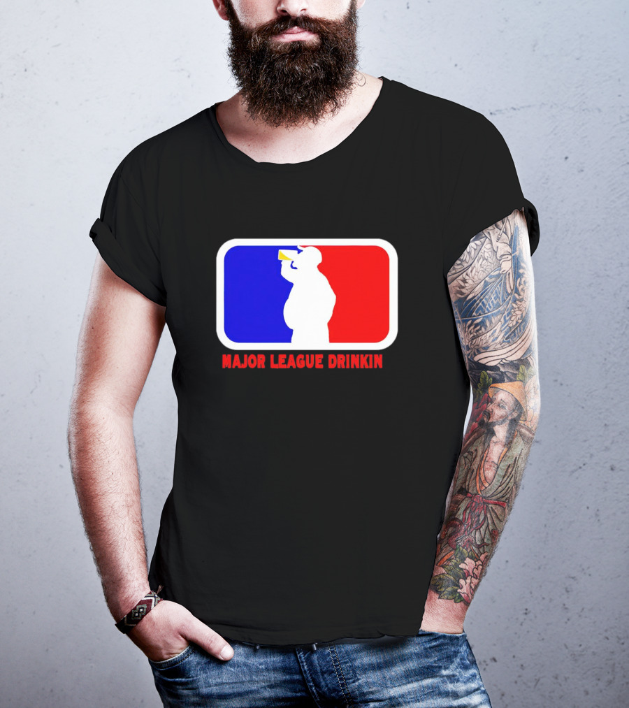 Major League Drinkin Red White Blue T-Shirt