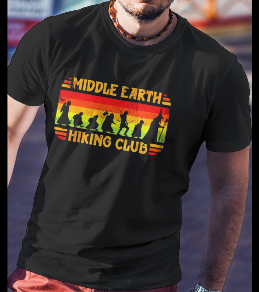 Middle Earth Hiking Club Fantasy Adventure T-Shirt