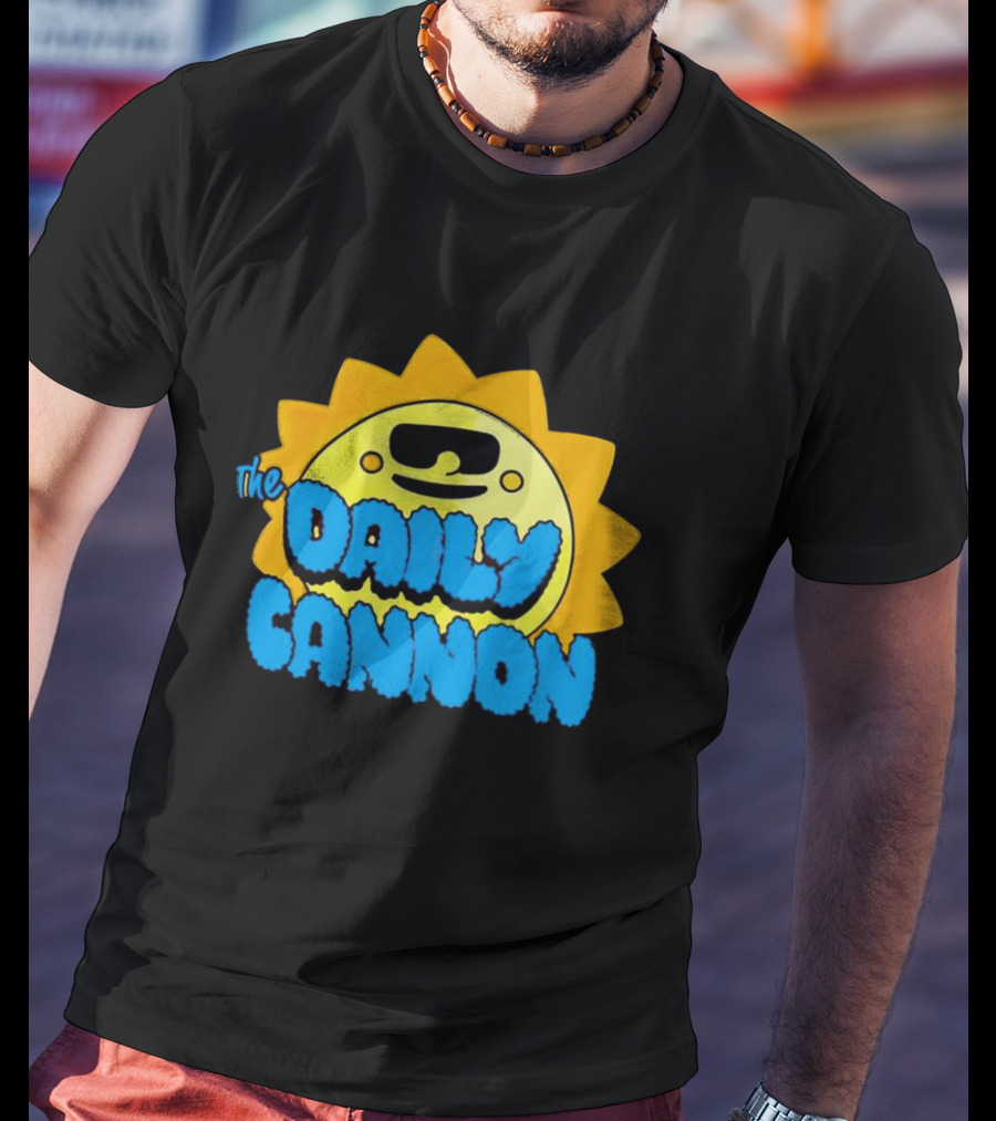 The Daily Cannon Sunburst Smile Emblem T-Shirt