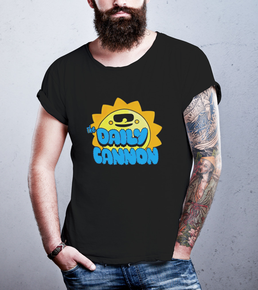 The Daily Cannon Sunburst Smile Emblem T-Shirt