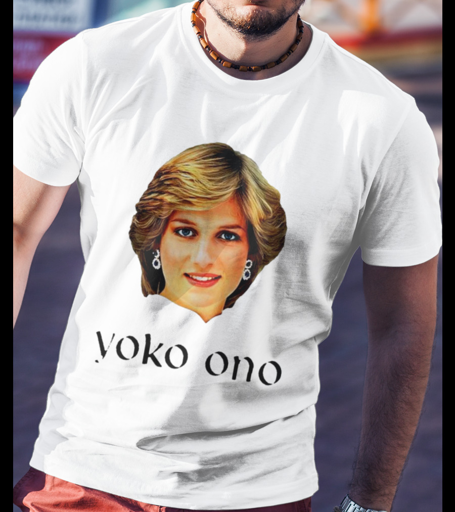 Yoko Ono Diana Iconic Style Fusion T-Shirt