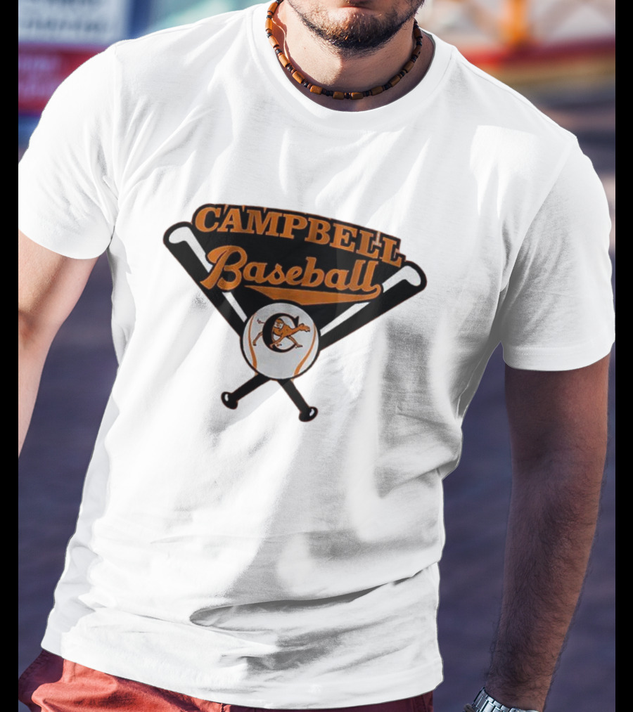 Campbell Baseball Campbell University Baseball Bats T-Shirt