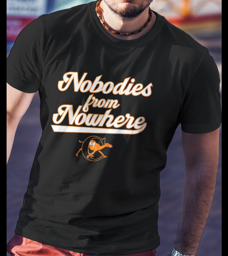 Nobodies From Nowhere Campbell Baseball Retro Horse T-Shirt
