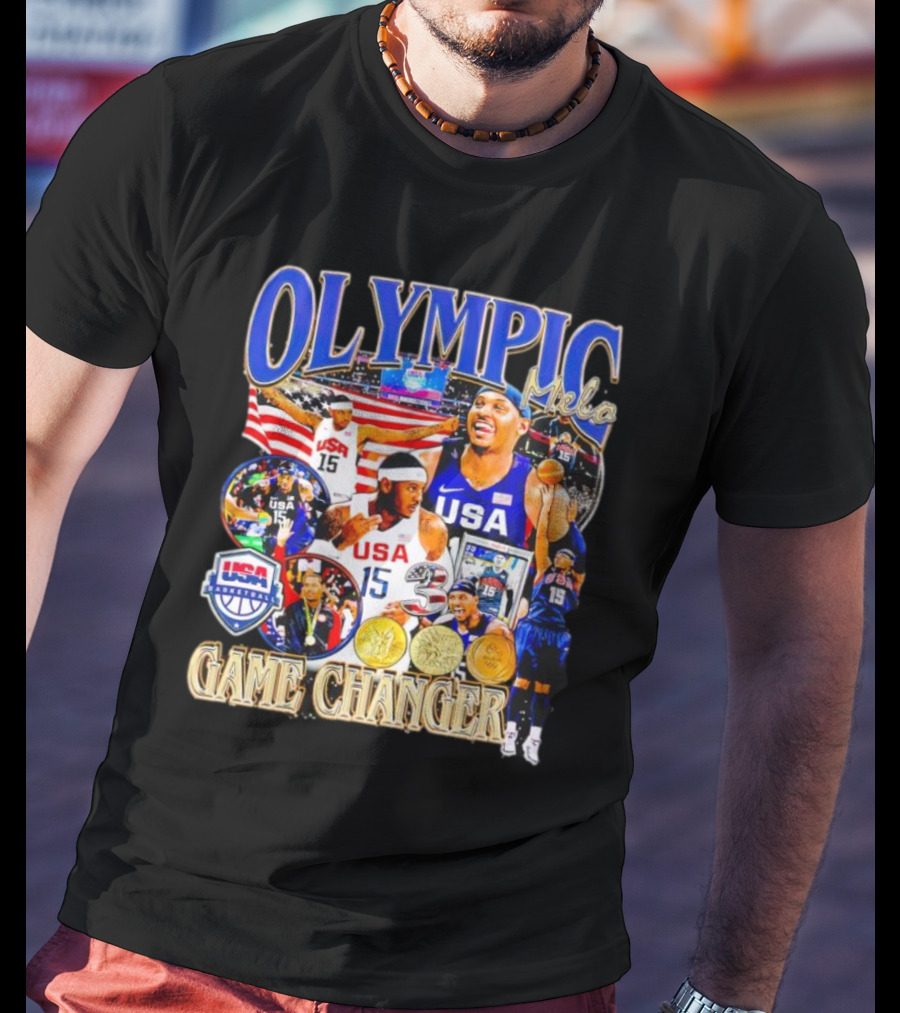 OLYMPIC Melo USA Basketball 15 Game Changer T-Shirt