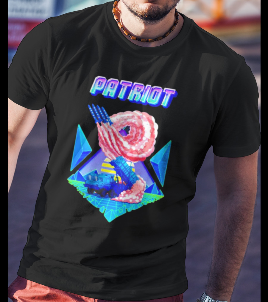 Patriot Retro Futuristic Missile Launcher T-Shirt