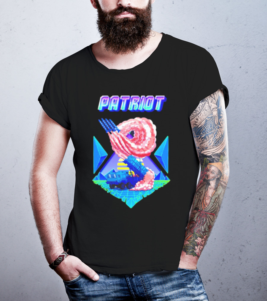 Patriot Retro Futuristic Missile Launcher T-Shirt