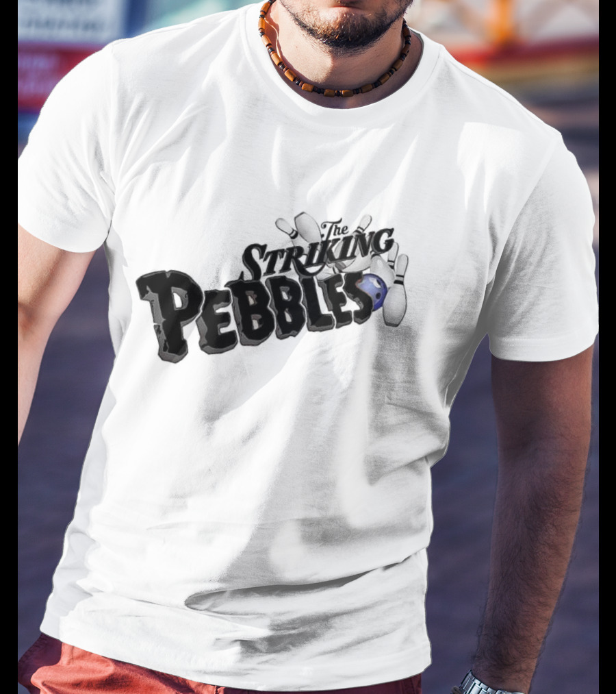 The Striking Pebbles Bowling Pins And Ball T-Shirt