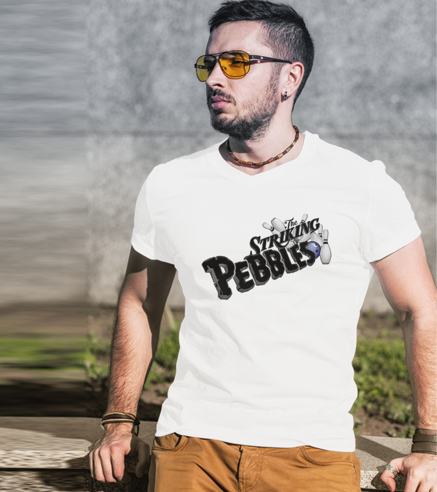 The Striking Pebbles Bowling Pins And Ball T-Shirt