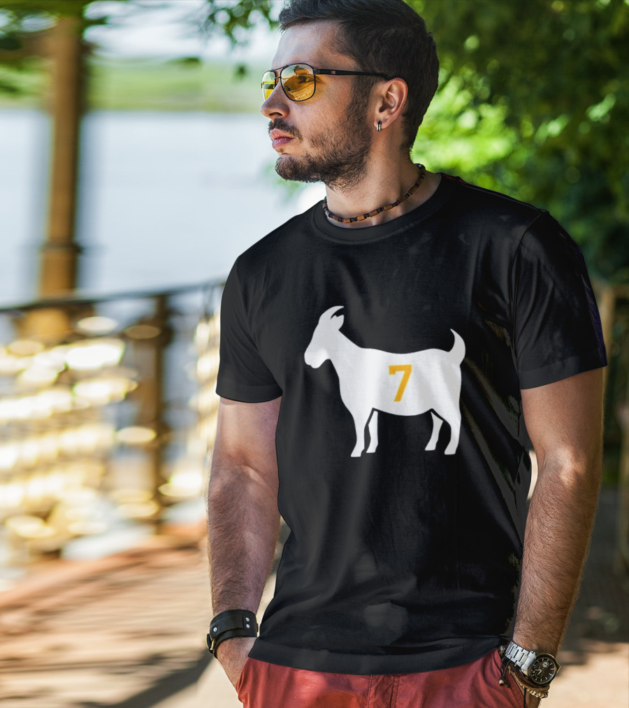 GOAT 7 New York Knicks Number Basketball T-Shirt