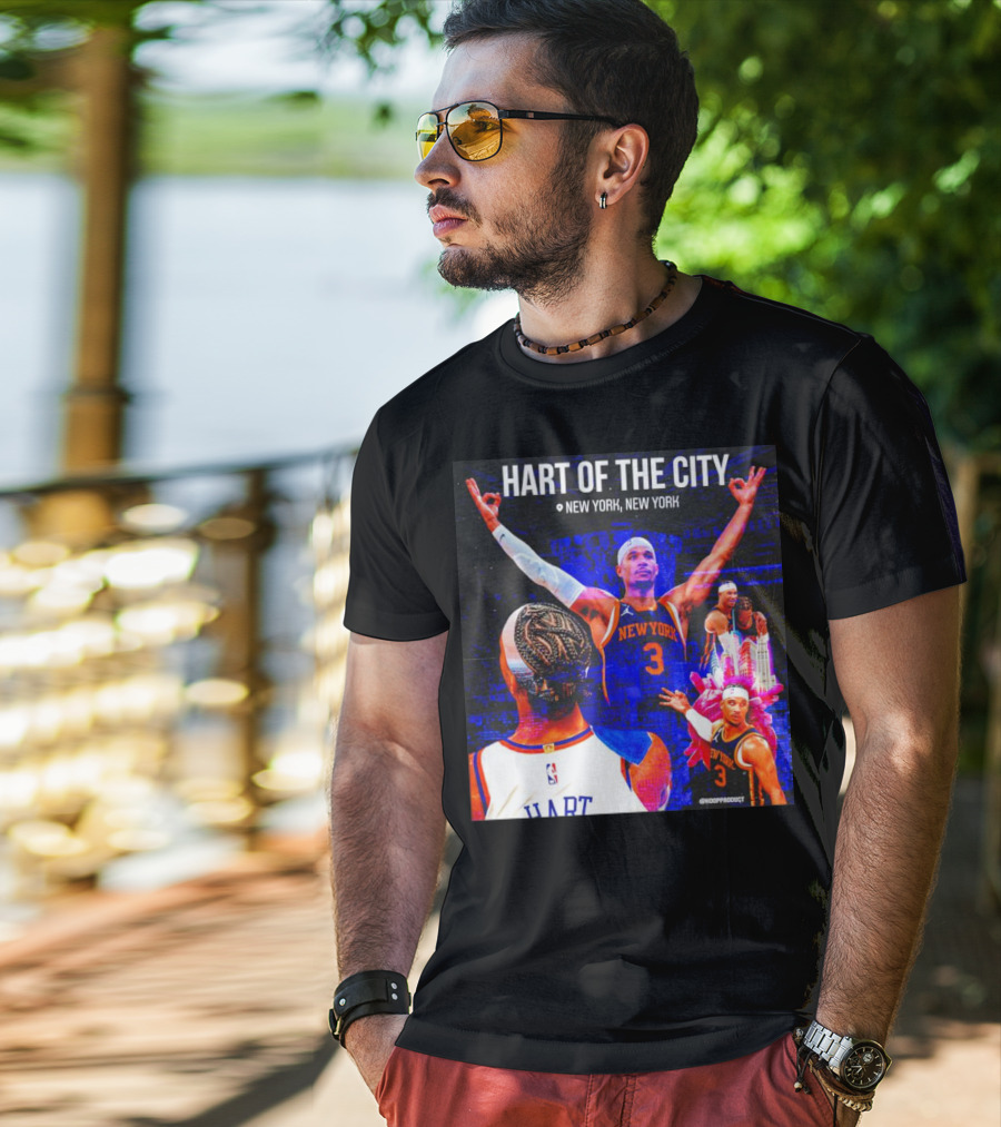 Hart Of The City New York Knicks Josh Hart Basketball NYC T-Shirt