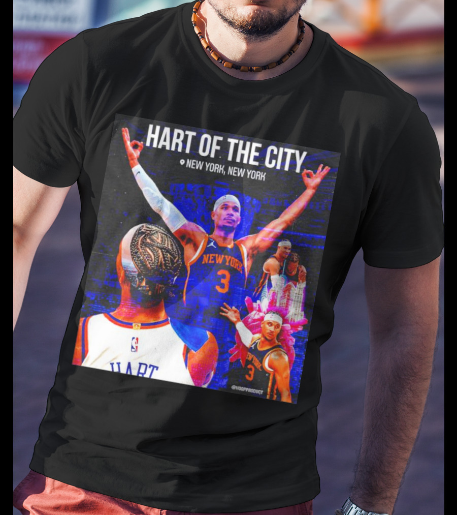 Hart Of The City New York Knicks Josh Hart Basketball NYC T-Shirt