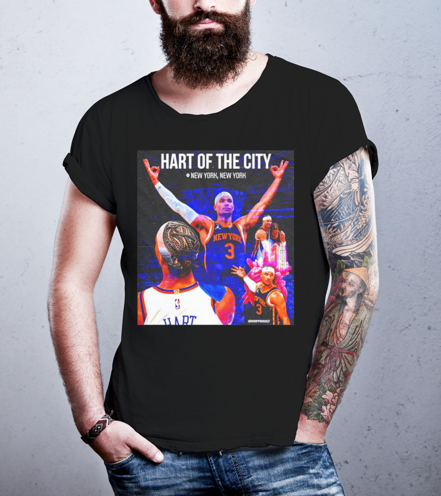 Hart Of The City New York Knicks Josh Hart Basketball NYC T-Shirt