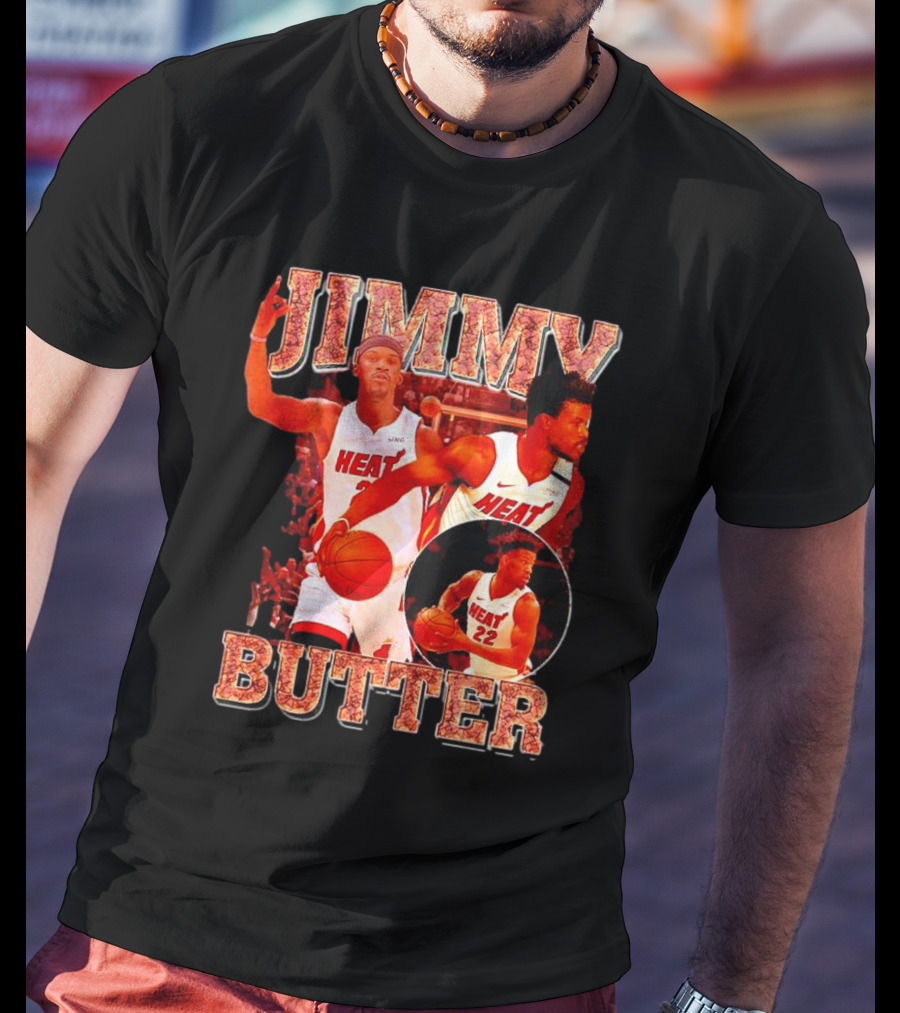 Jimmy Butler Heat Basketball MVP 90s Vintage Bootleg T-Shirt