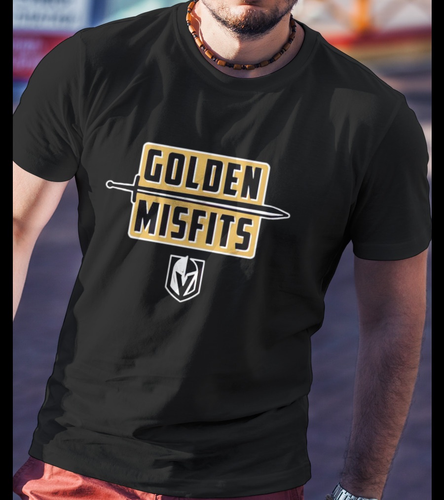 Vegas Golden Knights Golden Misfits Sword T-Shirt