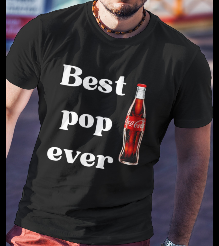 Best Pop Ever Coca Cola Coke Bottle Iconic T-Shirt