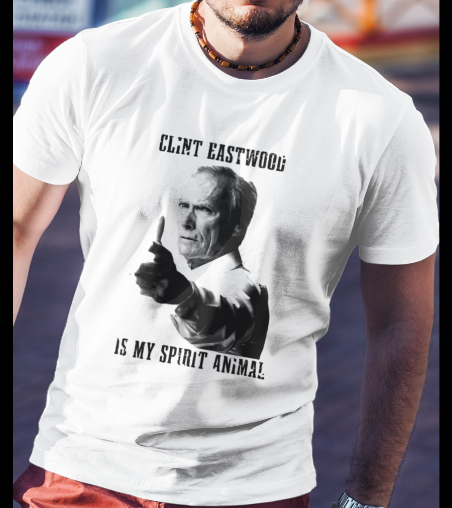 Clint Eastwood Is My Spirit Animal Image T-Shirt