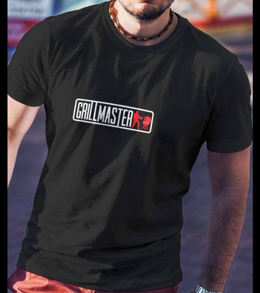 GRILLMASTER BBQ Man With Grill T-Shirt