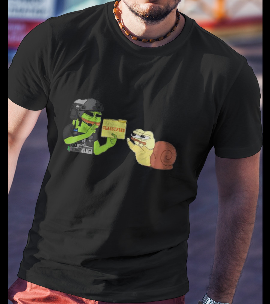 Leak Documents Classified Feed The Snail Meme T-Shirt
