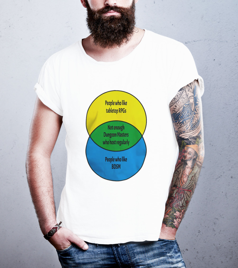 People Who Like Tabletop RPGs Not Enough Dungeon Masters Who Host Regularly People Who Like BDSM T-Shirt