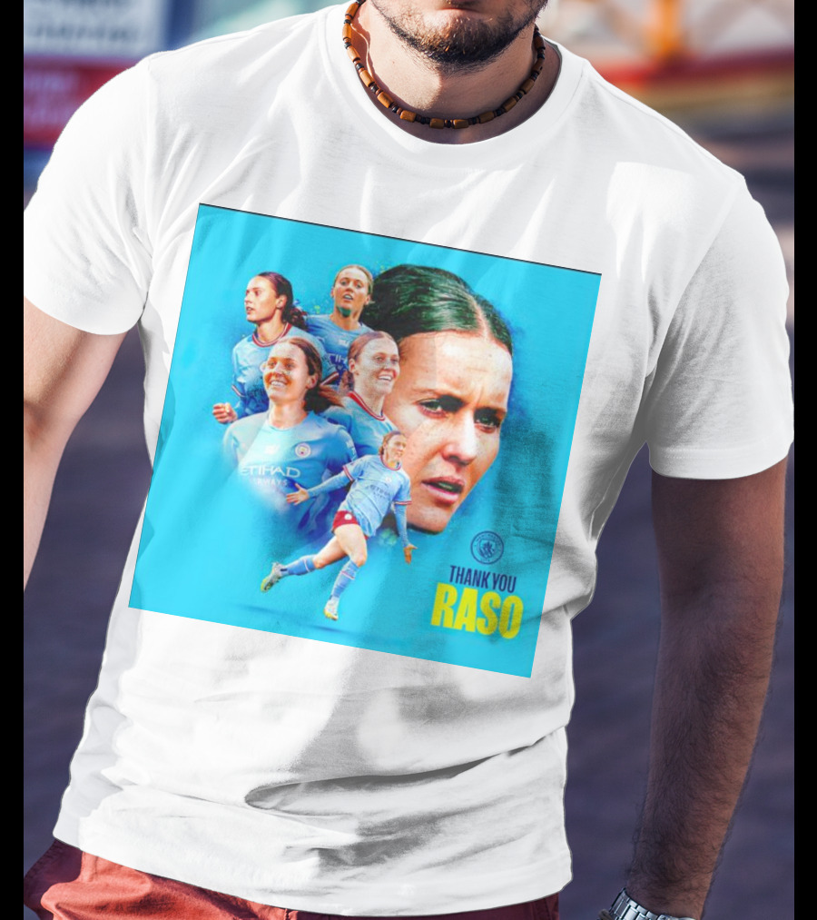 Thank You Raso Hayley Manchester City Etihad T-Shirt