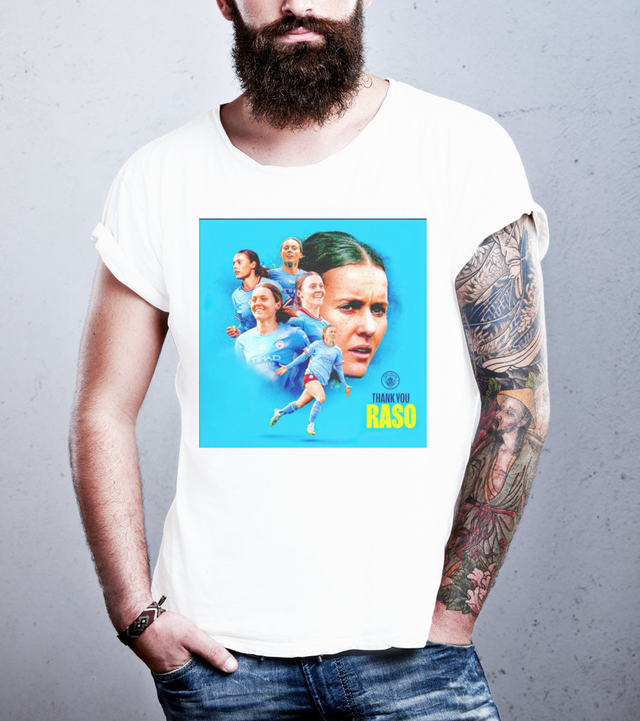 Thank You Raso Hayley Manchester City Etihad T-Shirt