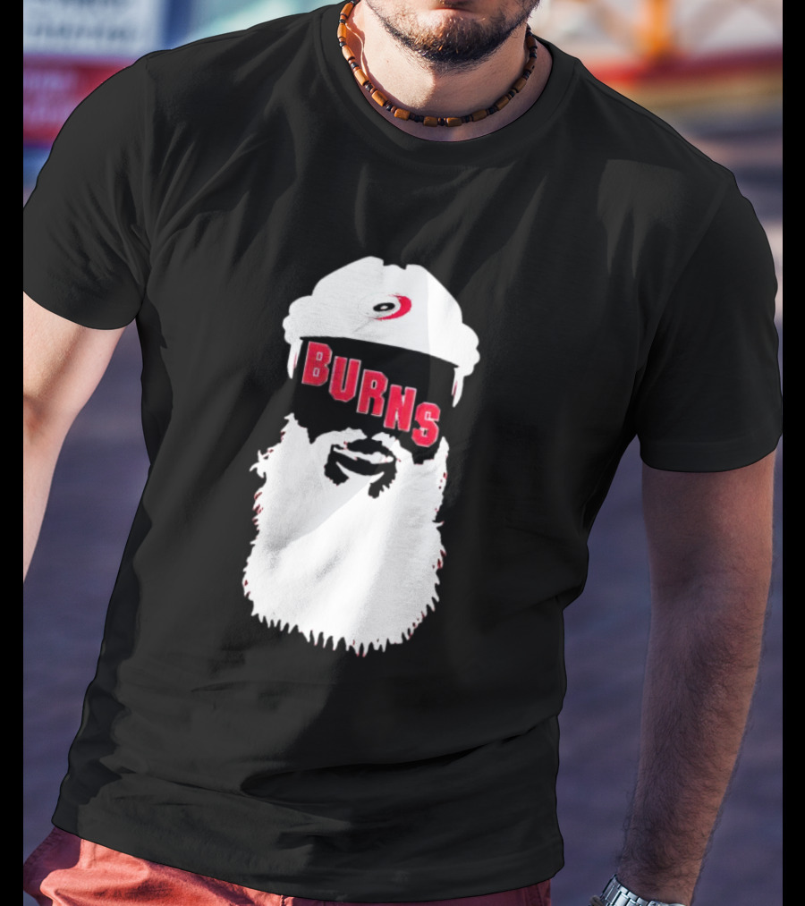 Carolina Hurricanes Brent Burns Hockey Bearded T-Shirt