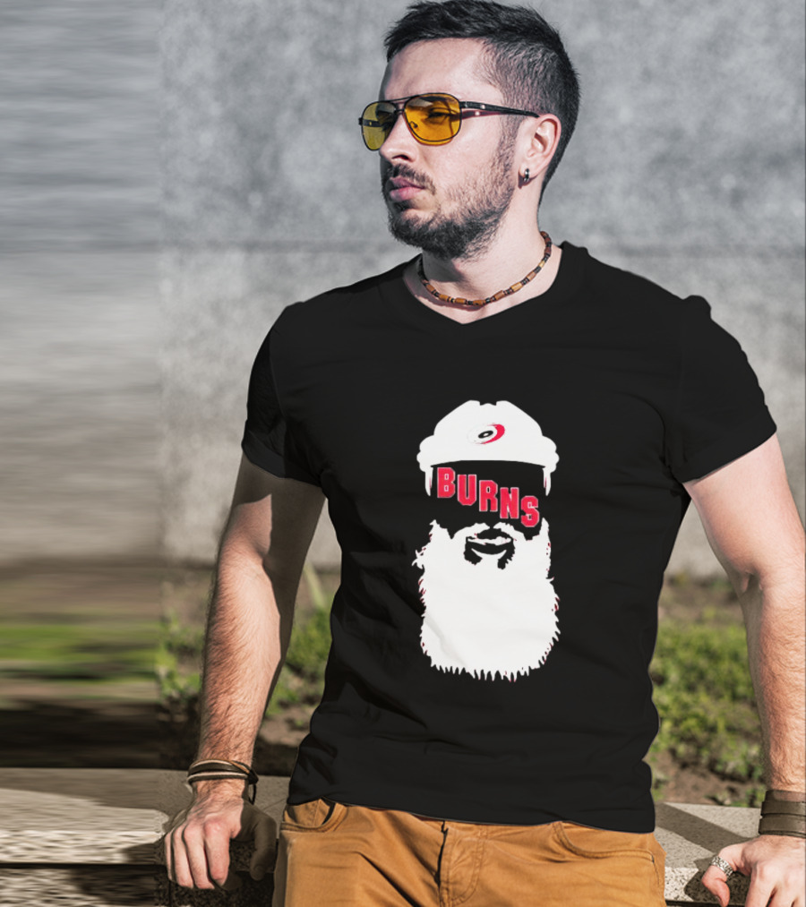 Carolina Hurricanes Brent Burns Hockey Bearded T-Shirt