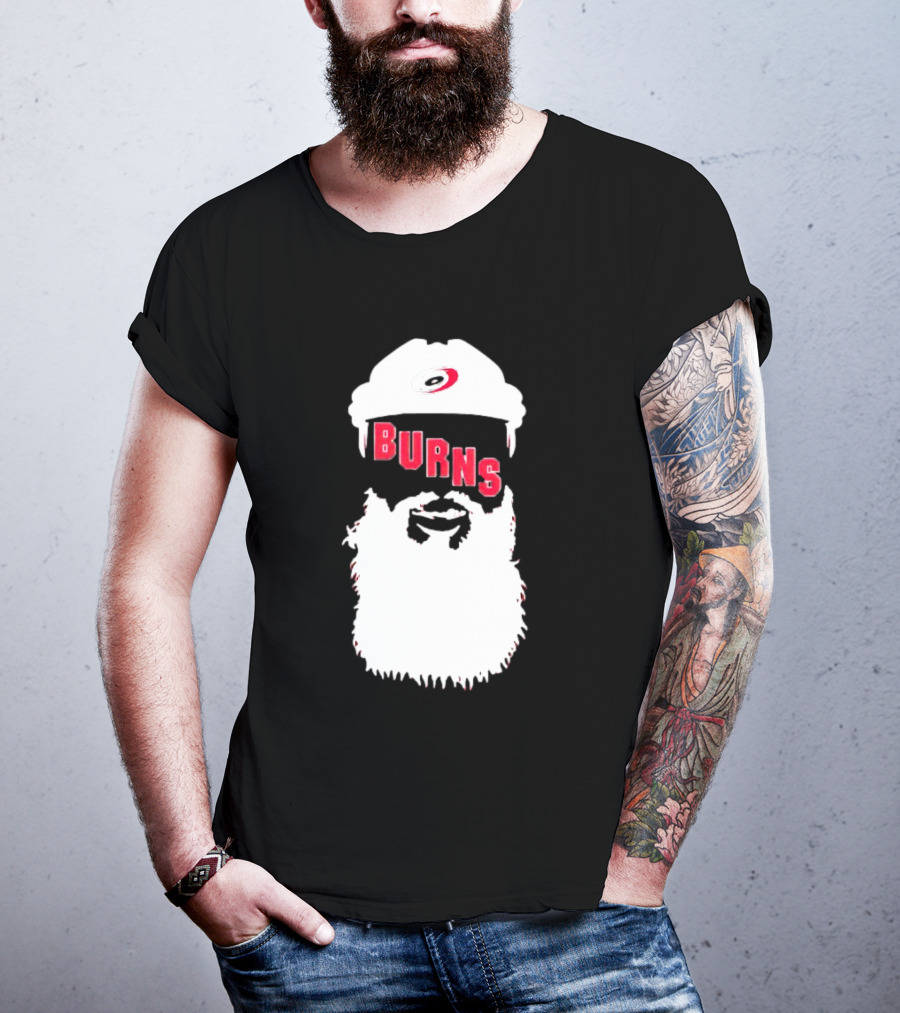 Carolina Hurricanes Brent Burns Hockey Bearded T-Shirt