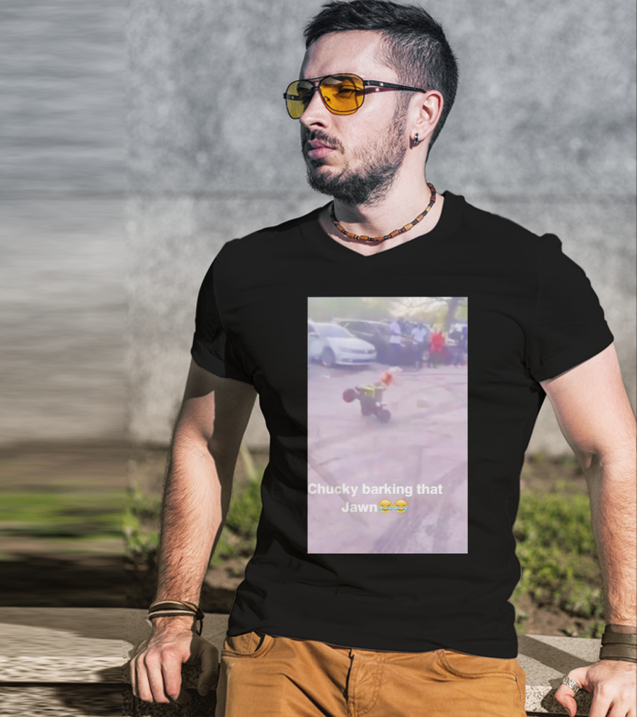 Chucky Barking That Jawn Emoji Scene T-Shirt
