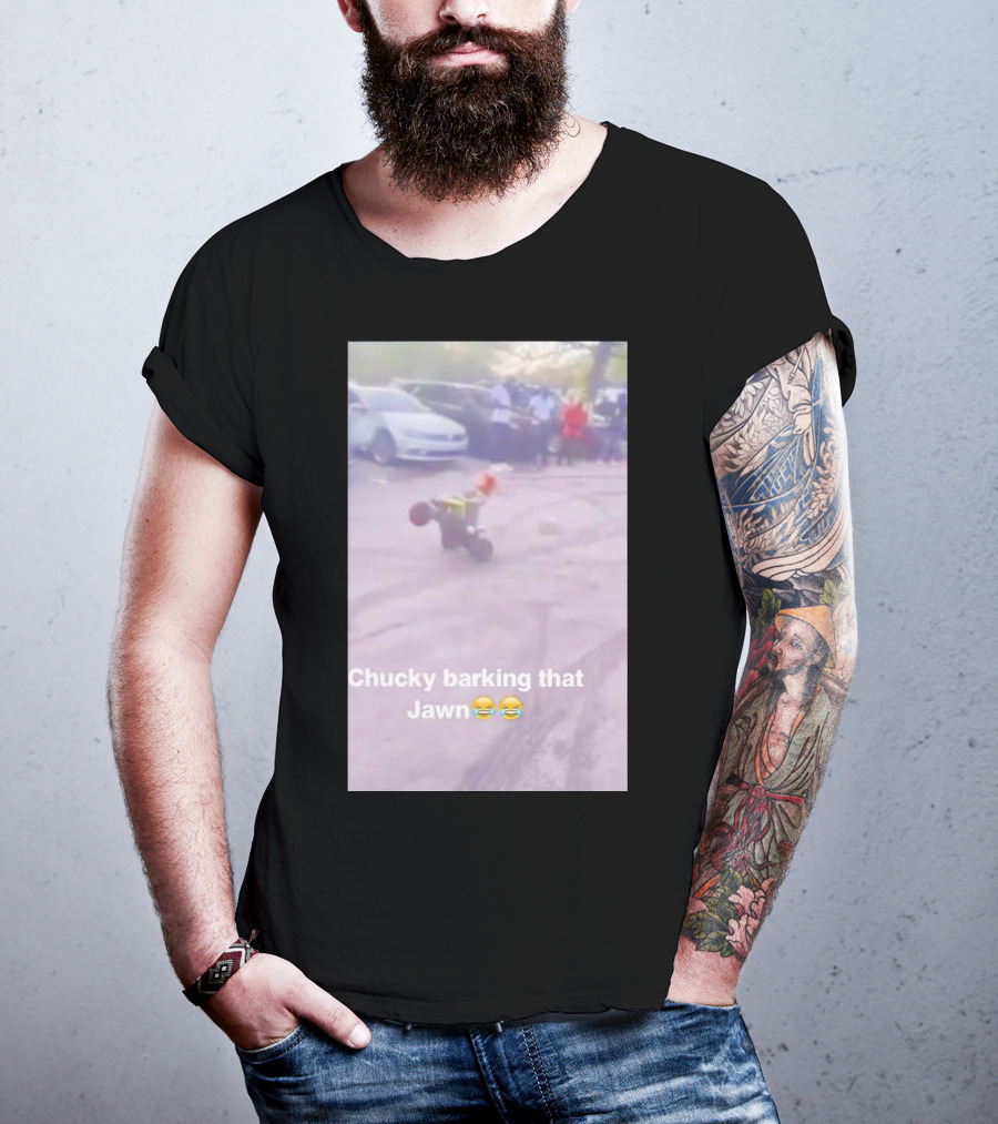 Chucky Barking That Jawn Emoji Scene T-Shirt