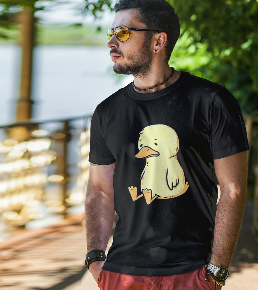 Sad As Duck Cute Sad Duckling T-Shirt