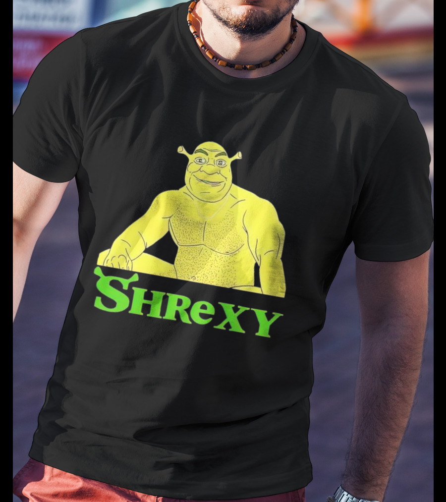 Shrek Shrexy Funny Ogre Meme T-Shirt