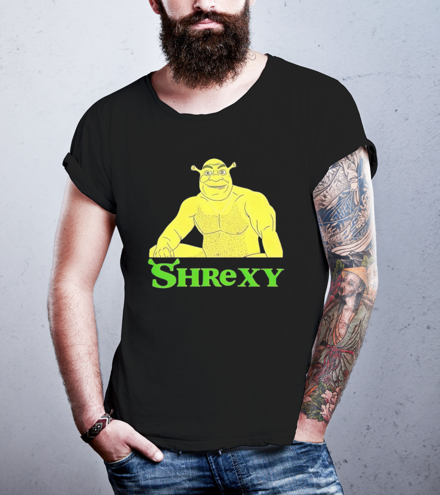 Shrek Shrexy Funny Ogre Meme T-Shirt