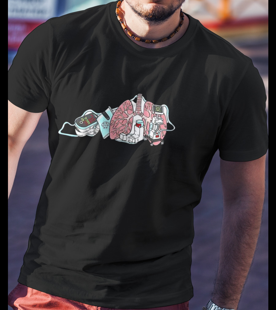 The Kentucky Respiratory Anatomy Machine Elements T-Shirt
