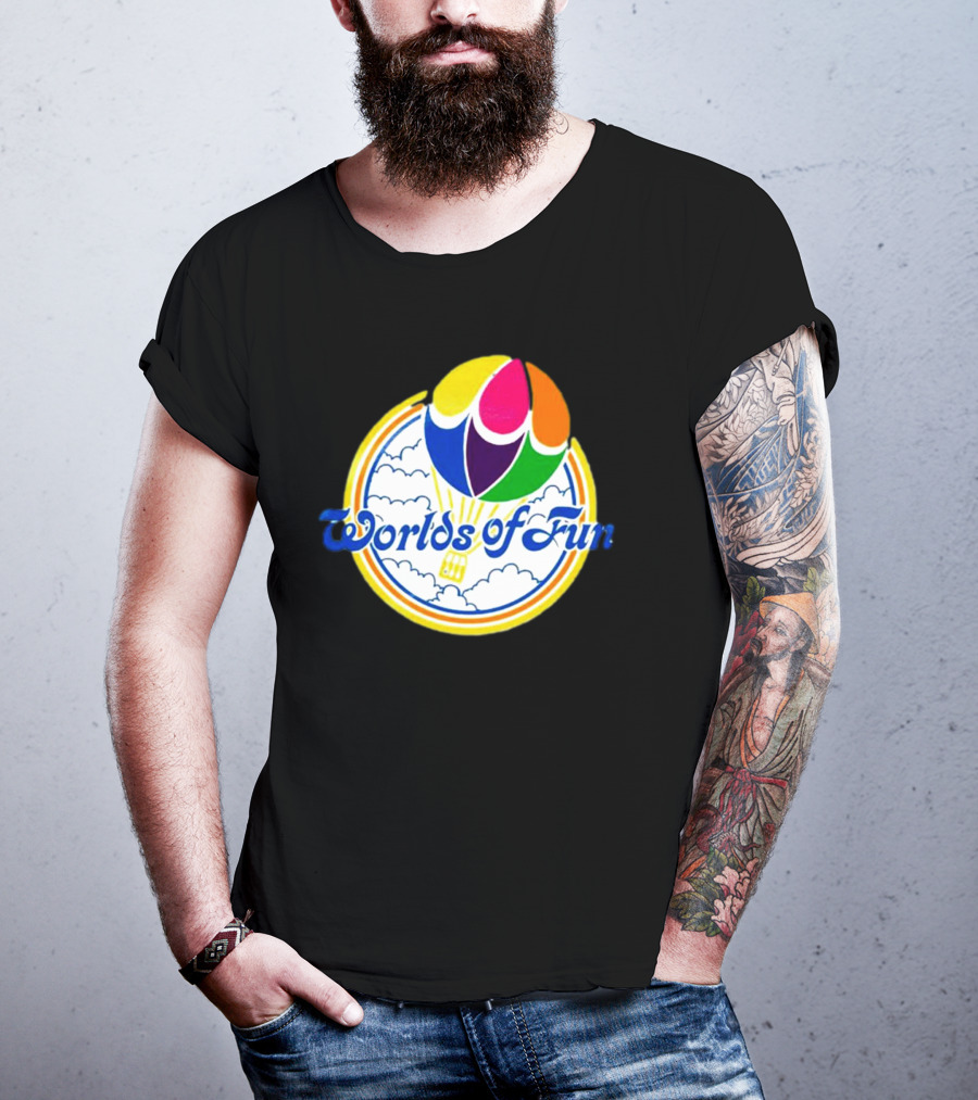 Worlds Of Fun Hot Air Balloon Adventure Theme Park T-Shirt