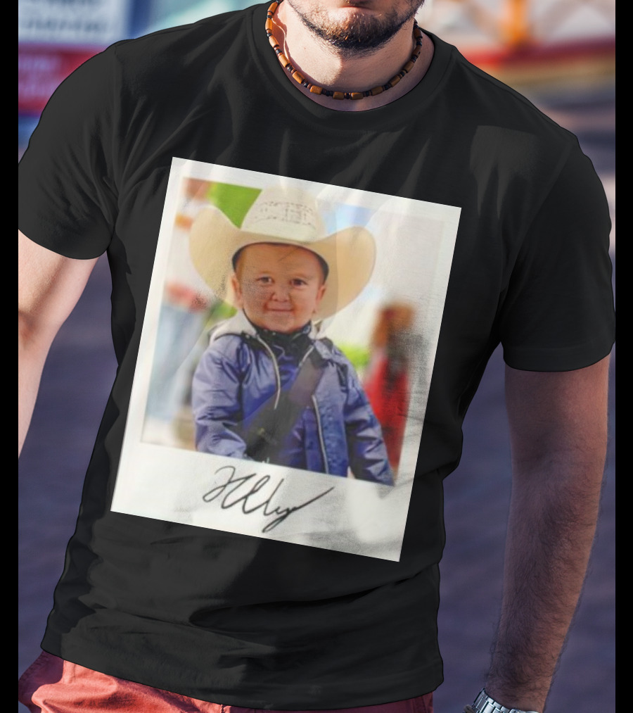 Hasbulla Magomedov Cowboy Polaroid Signature Image T-Shirt