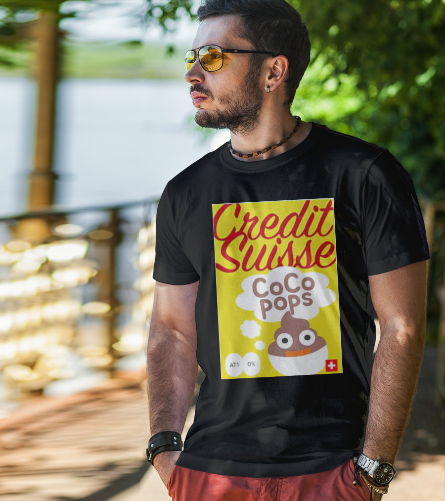 Credit Suisse CoCo Pops Parody Box AT1 0% T-Shirt