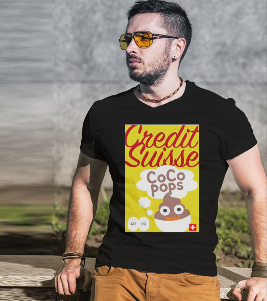Credit Suisse CoCo Pops Parody Box AT1 0% T-Shirt